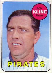 1969 Topps Baseball Cards      243     Ron Kline